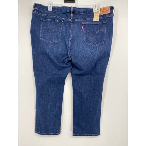 Levi's Womens 414 Classic Straight Blue Denim Jeans NEW 24W Short - Picture 11 of 11